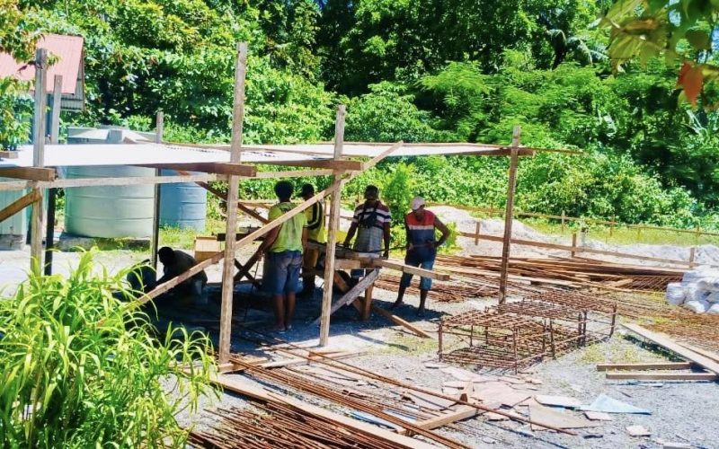 Classroom construction begins in Sikaiana