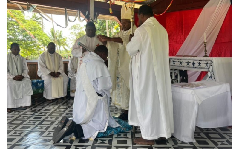 Bishop Aba Ordains Priest at Ususue parish