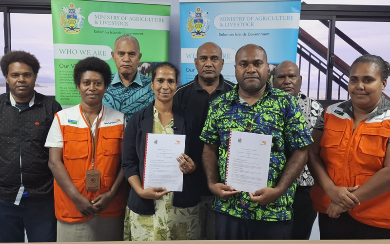 MALD, World Vision SI Sign Deal to Strengthen Sustainable Livelihoods