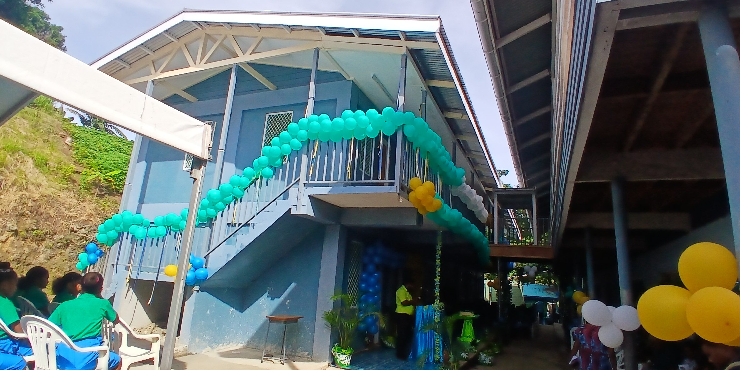 Part of the classroom