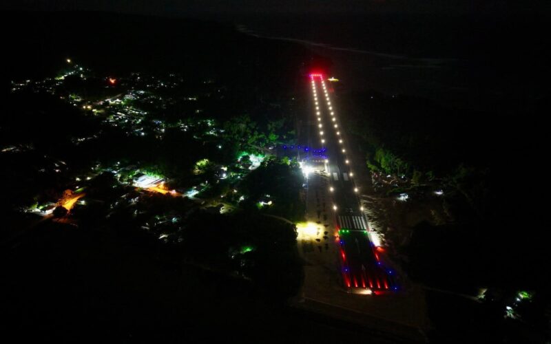 Santa Cruz Airfield Upgrade Done, Terminal Construction Underway