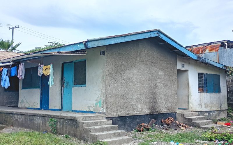 Police Barrack in Auki, Malaita in Bad State
