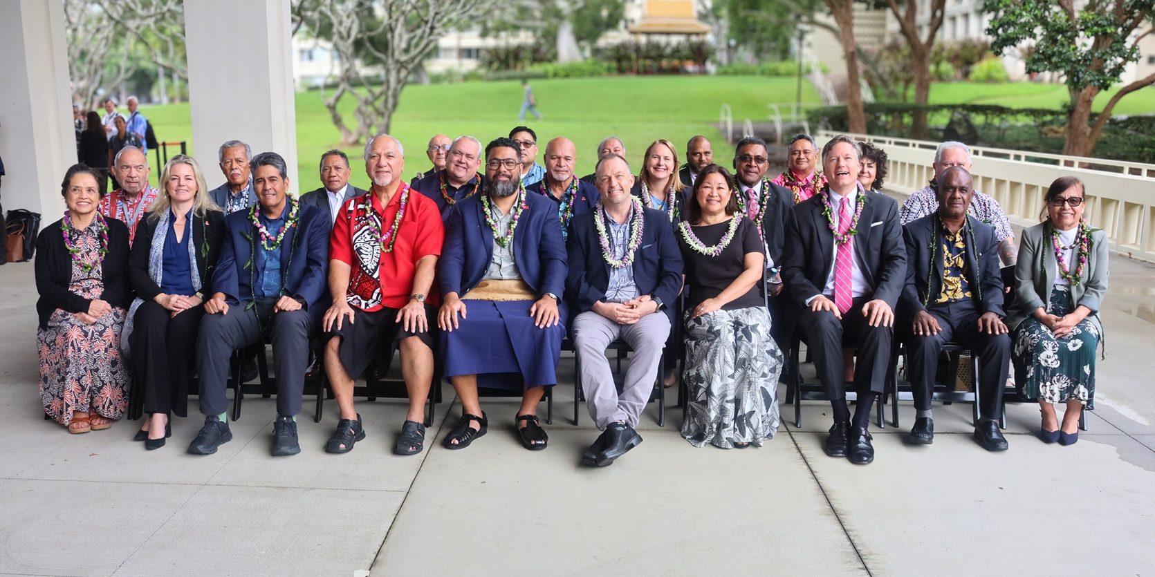 Leaders to the meeting