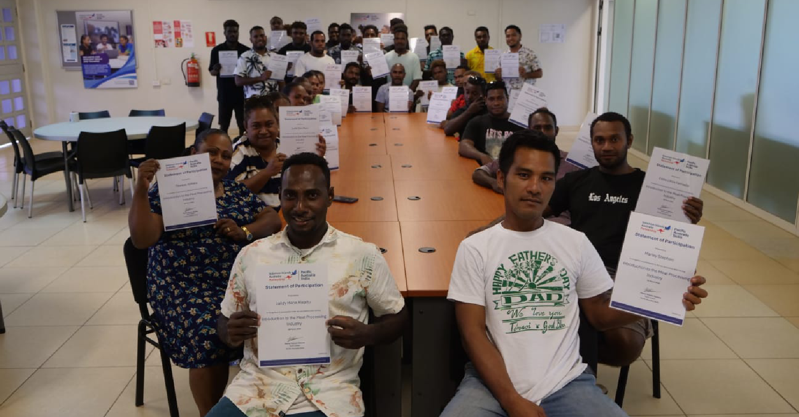 40 Solomon Islanders End Meat Processing Training