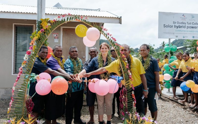 Solar Power System Launched at Sir Dudley Tuti College