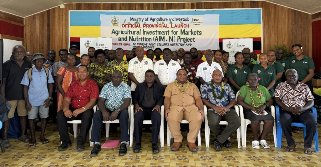 Strengthening Agriculture Sector in Choiseul Province through AIM-N Project