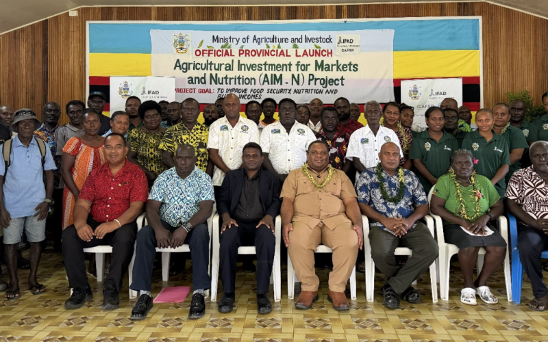 Strengthening Agriculture Sector in Choiseul Province through AIM-N Project