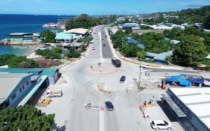 Work on West Honiara Highway Progresses