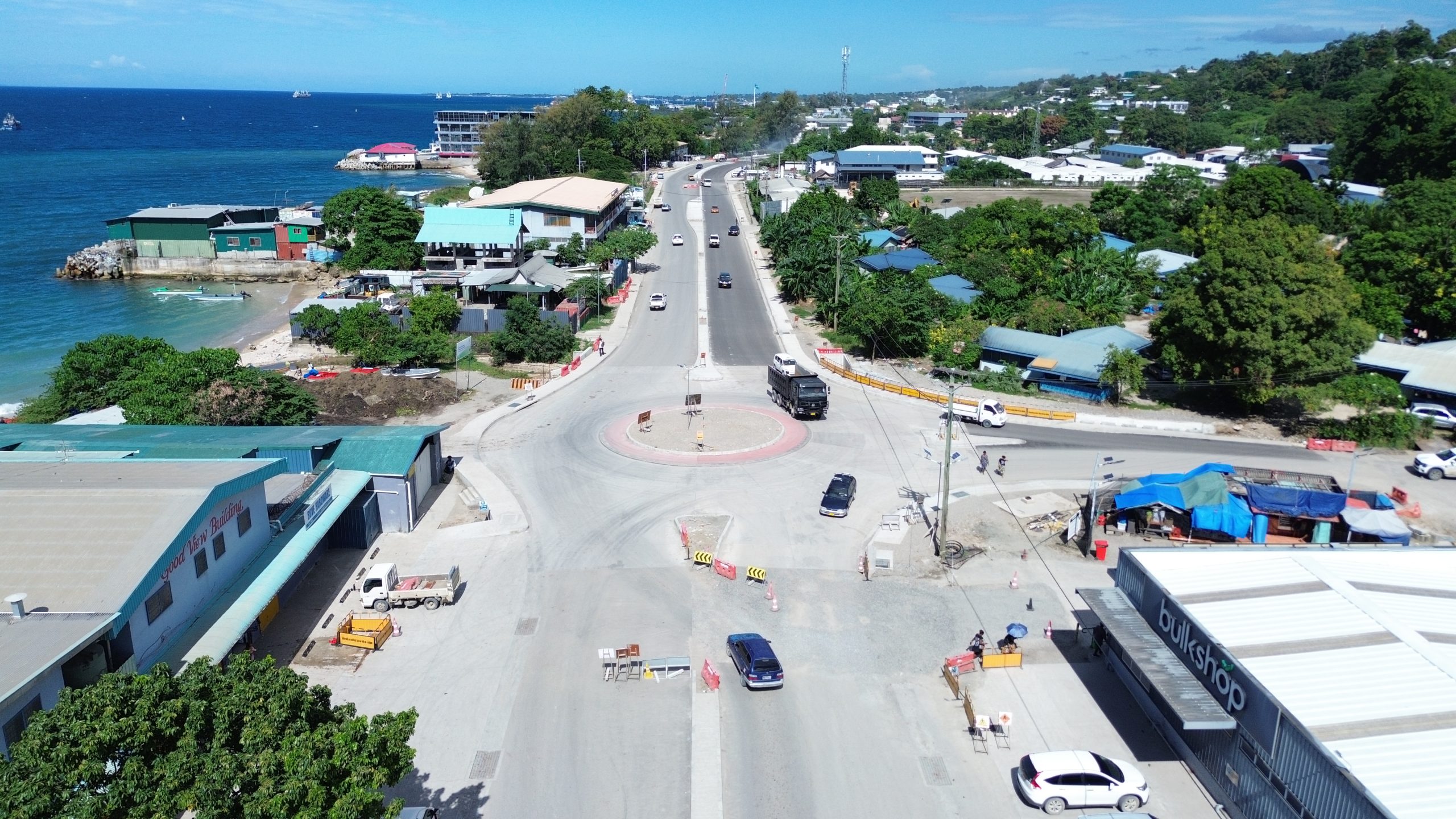 Work on West Honiara Highway Progresses