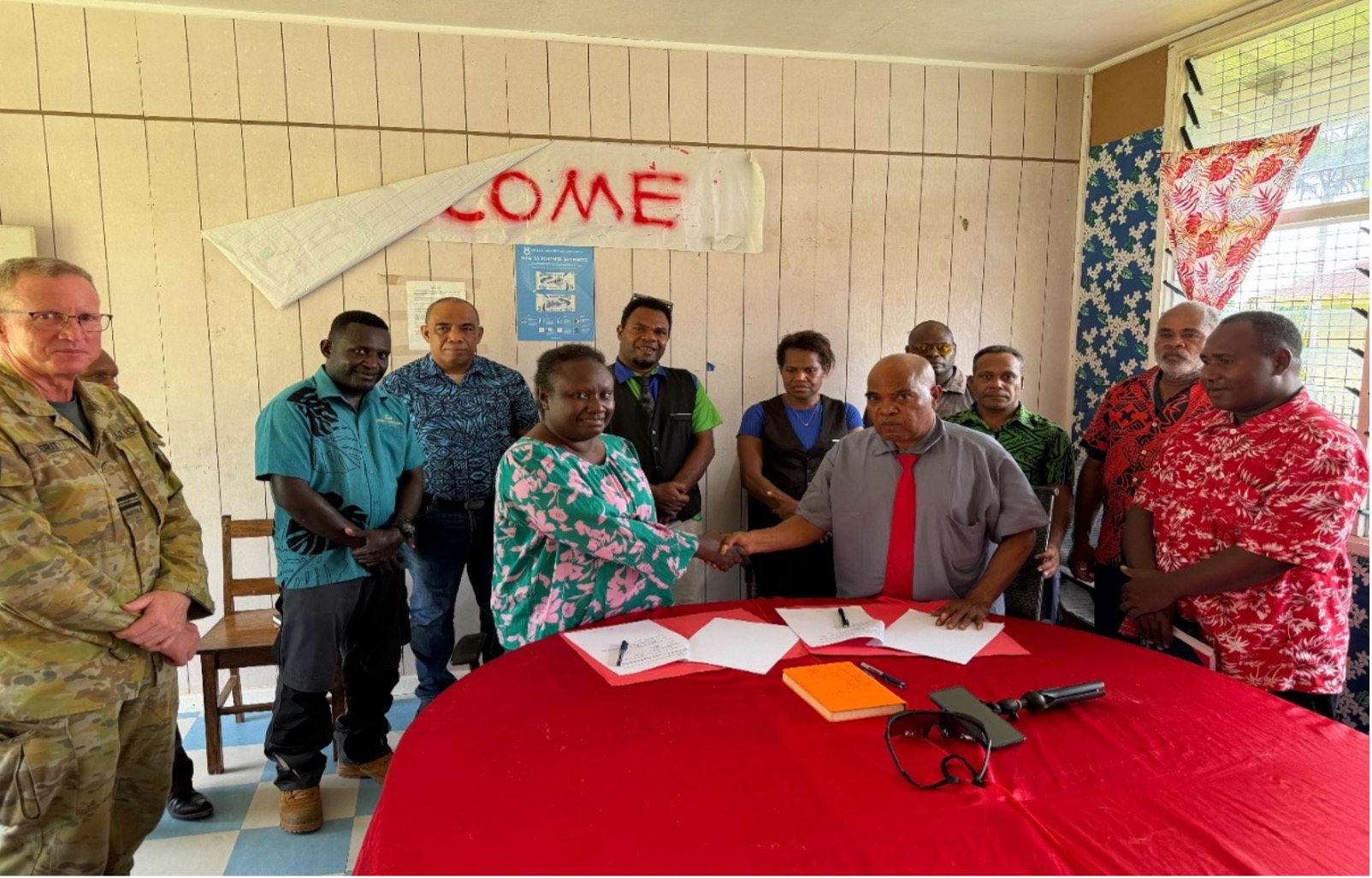 Partnership for Eastern Border Outpost Development In Temotu Sealed