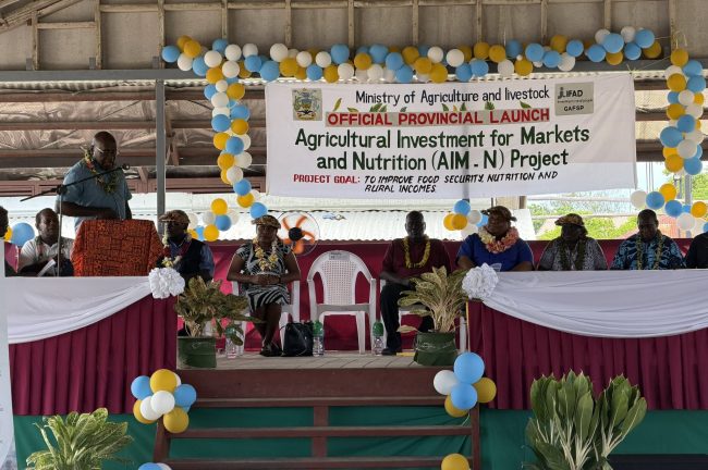 The launching ceremony