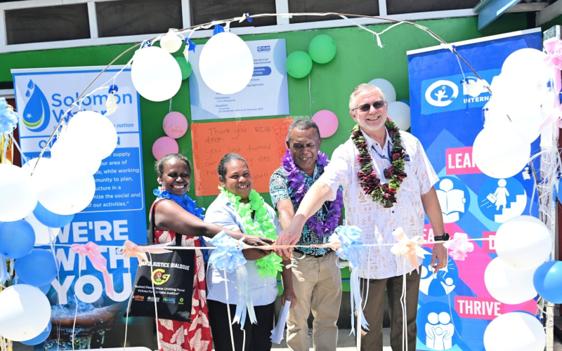 Solomon Water supports WASH facilities in City Schools