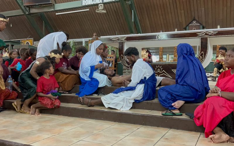 Holy Cross Cathedral Successfully StagesPassion of Christ Drama