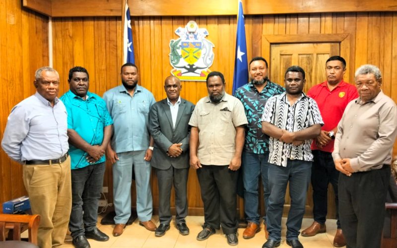 PM MANELE MEETS PROVINCIAL PREMIERS IN HONIARA