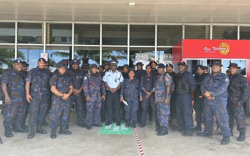Police Contingent From PNG Arrives to Support Operations